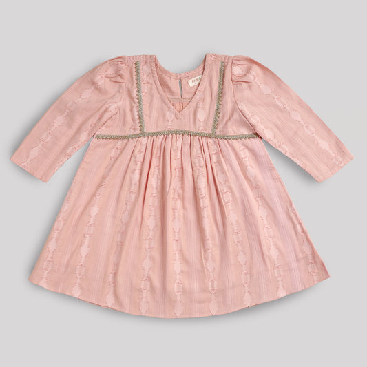 Bright Cord Set – Muted Peach Elegance