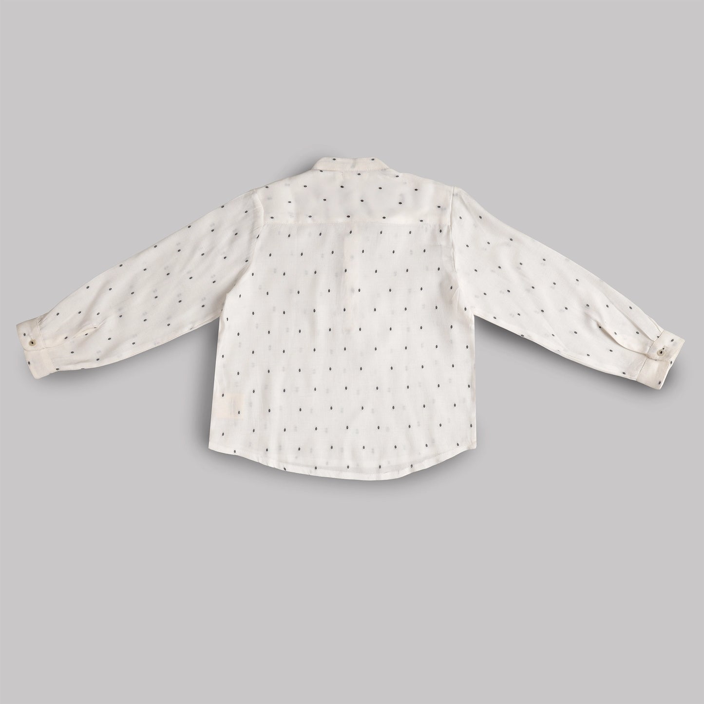 Clip Shirt – Viscose Dobby Ivory White Shirt
