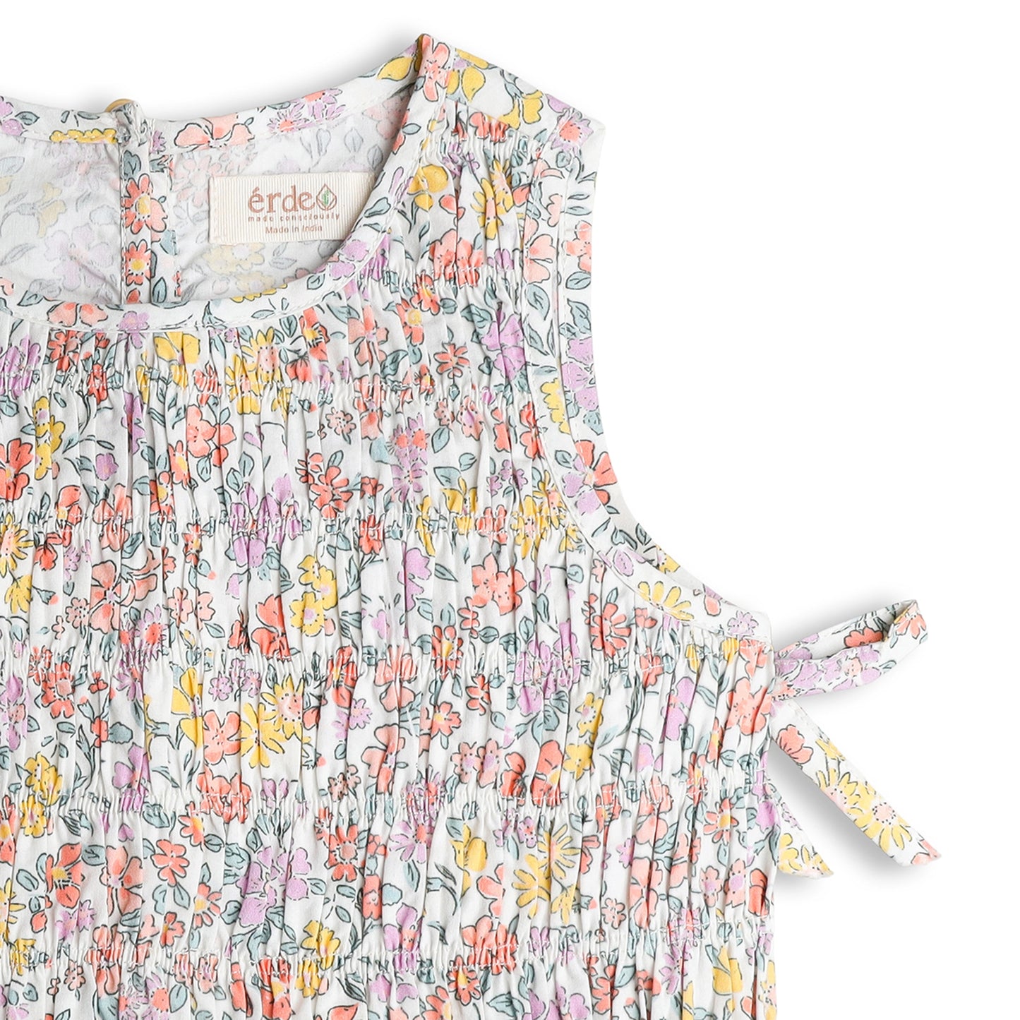 Ember Top – Smocked Garden Bloom Front Zoom
