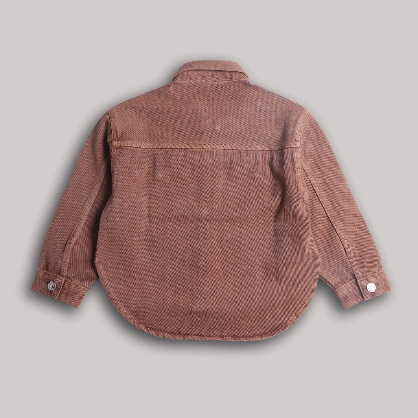 Suzzie Mocha Denim Shirt,  Girls (Overshirt Heritage Layer)