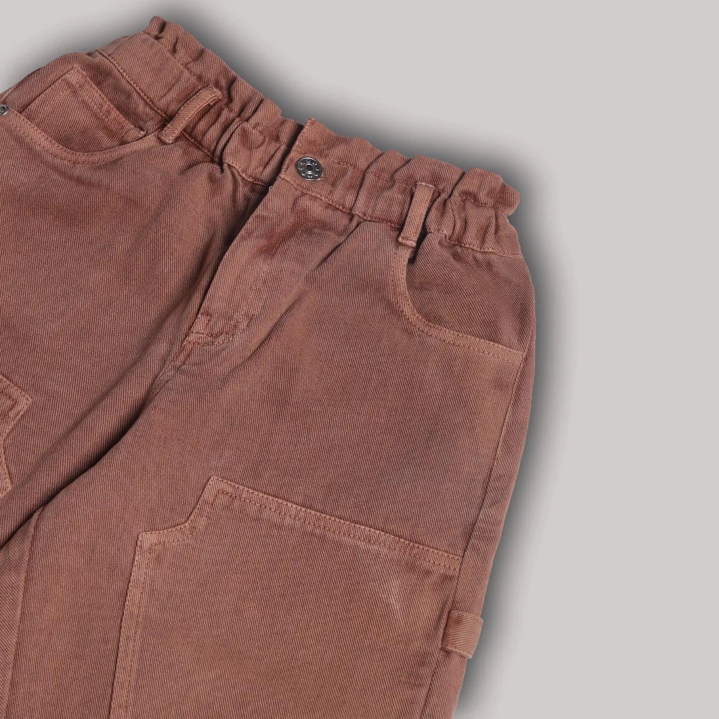 Suzzie Mocha Denim Pants,  Girls (Mocha Winter Utility)