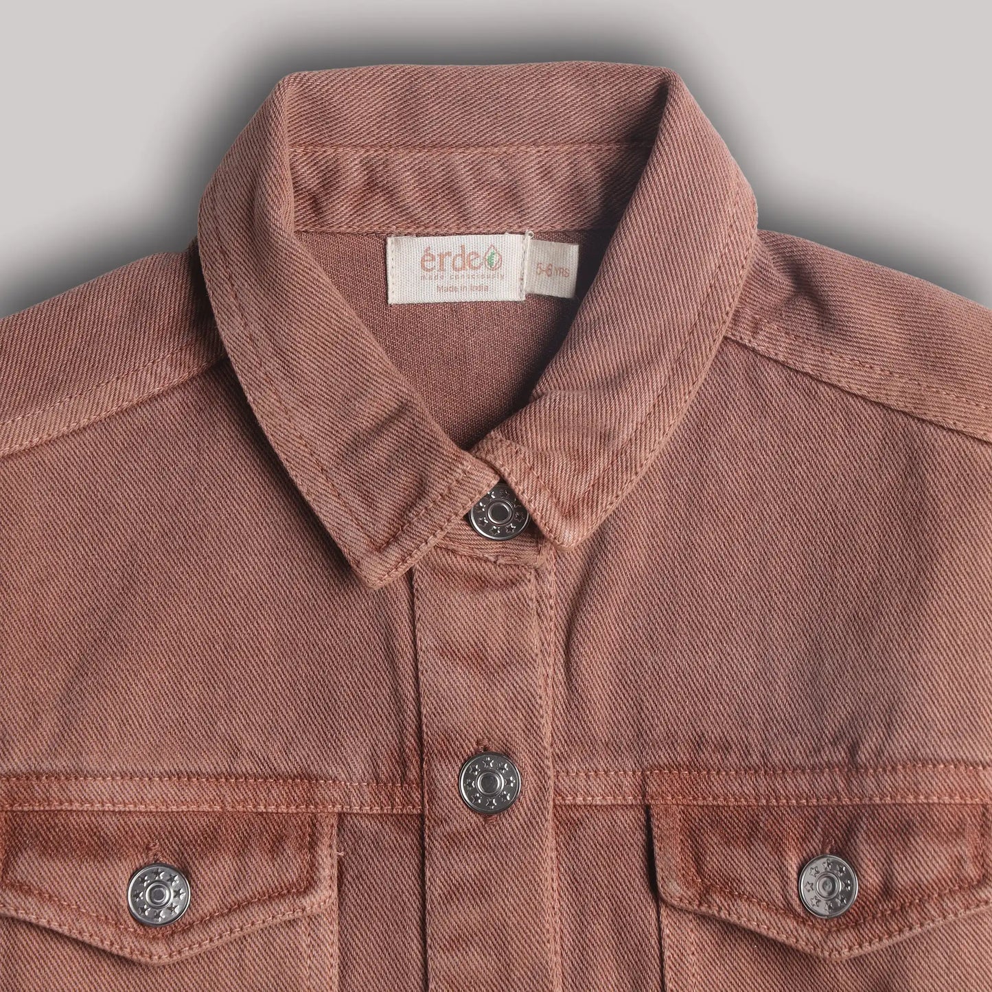 Suzzie Mocha Denim Shirt,  Girls (Overshirt Heritage Layer)