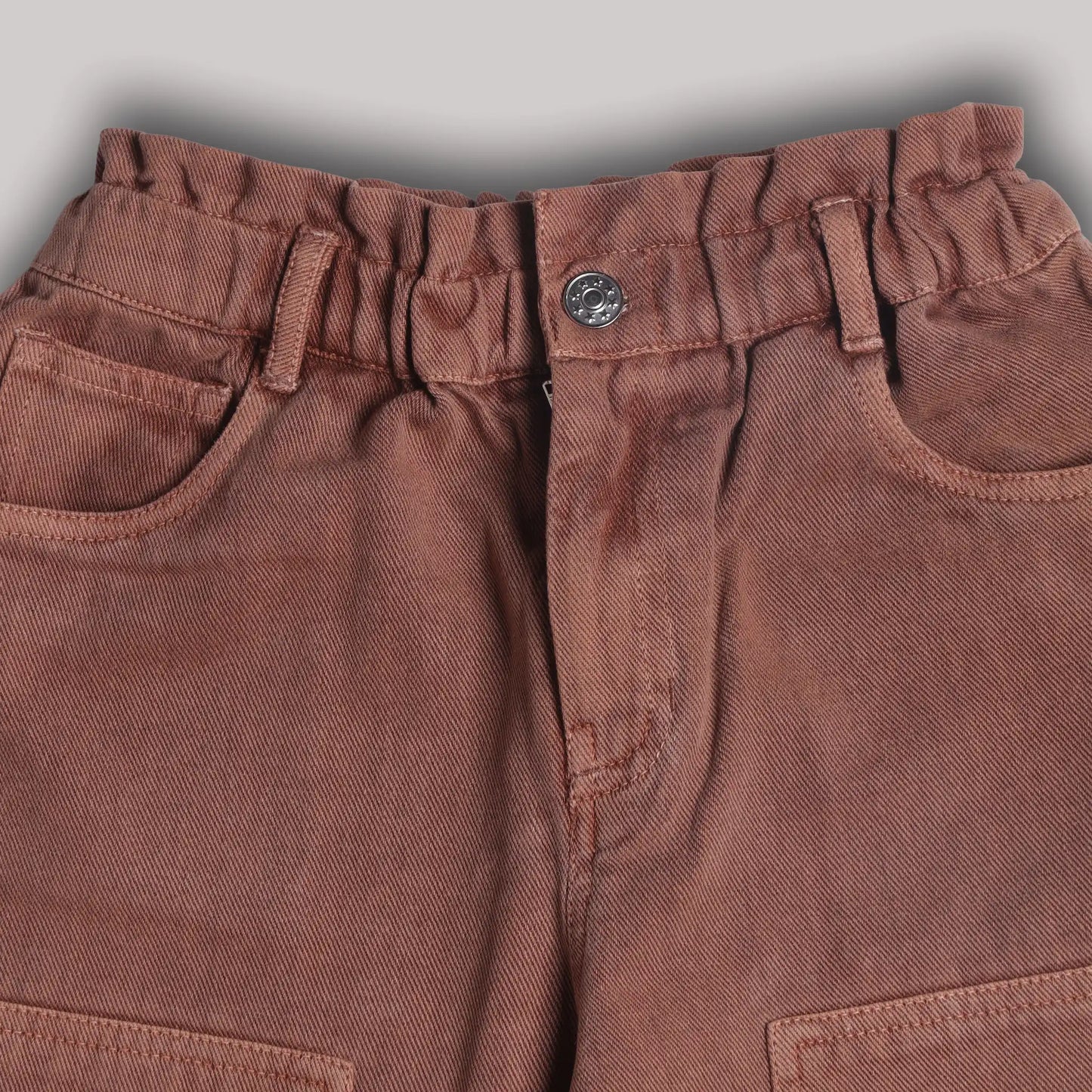Suzzie Mocha Denim Pants,  Girls (Mocha Winter Utility)