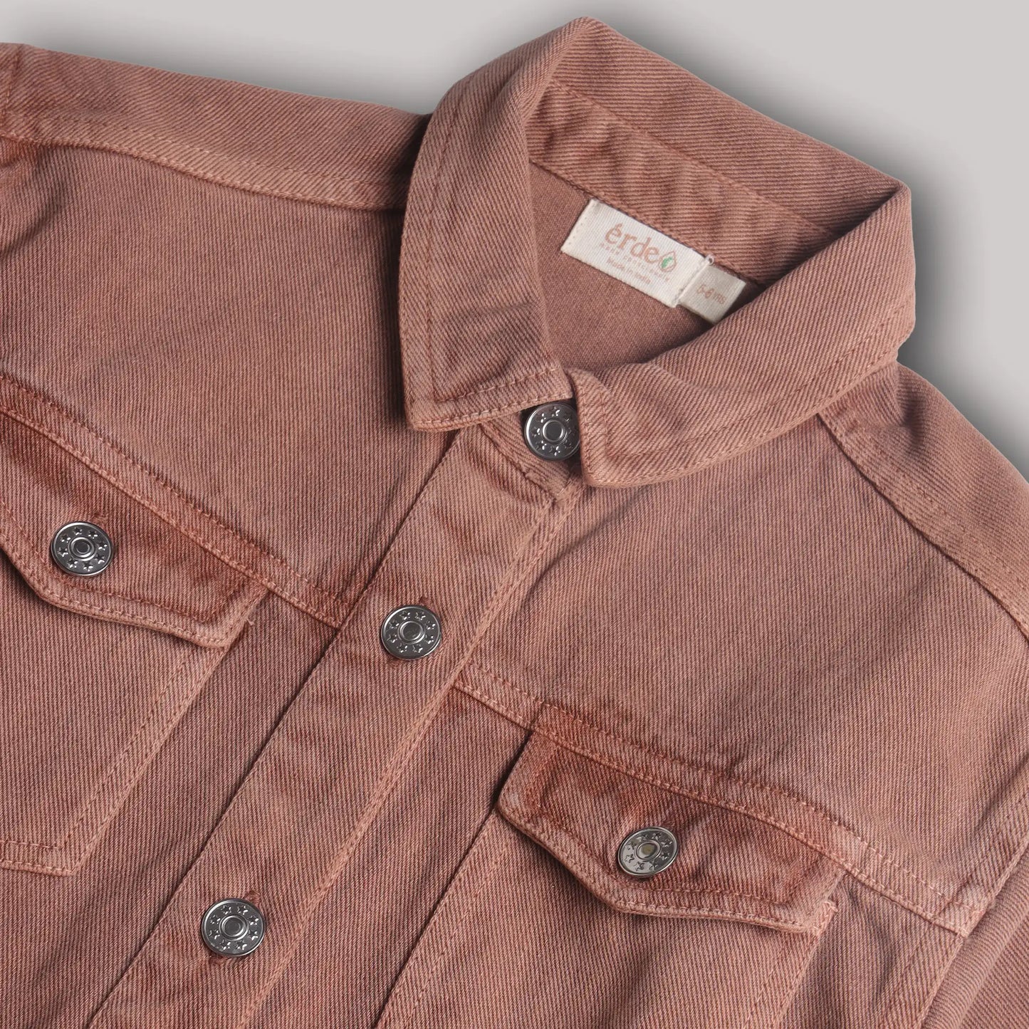 Suzzie Mocha Denim Shirt,  Girls (Overshirt Heritage Layer)