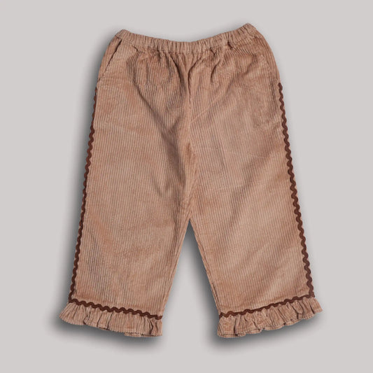 Ander Trouser,  Girls (Corduroy Boho & Frill)