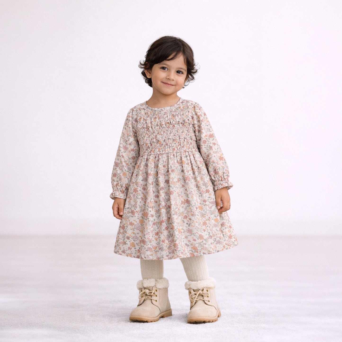 Elias Vintage Boho Floral Dress