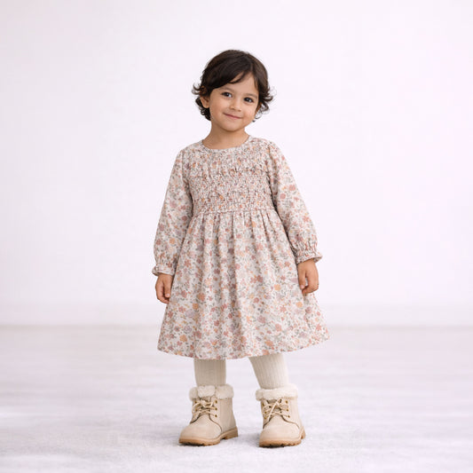 Elias Vintage Boho Floral Dress