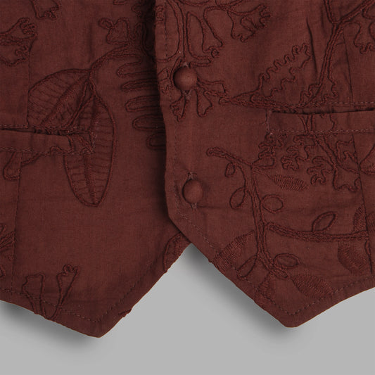 Downtown Vest – The Embroidered Festive Waistcoat