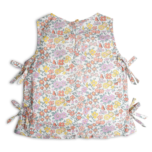 Ember Top – Smocked Garden Bloom Back