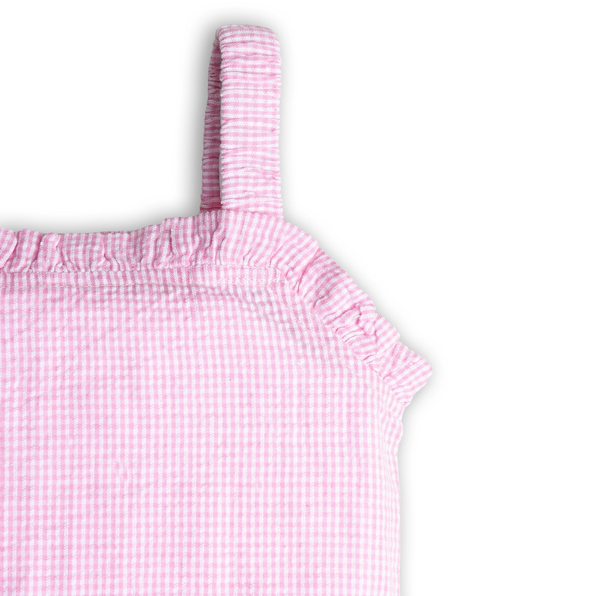Flora Hatch Set - Pink Gingham Whimsy Top