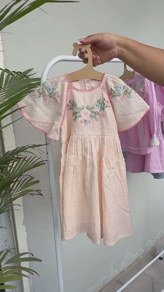 🌸 Marie Dress – Blush Garden Bloom