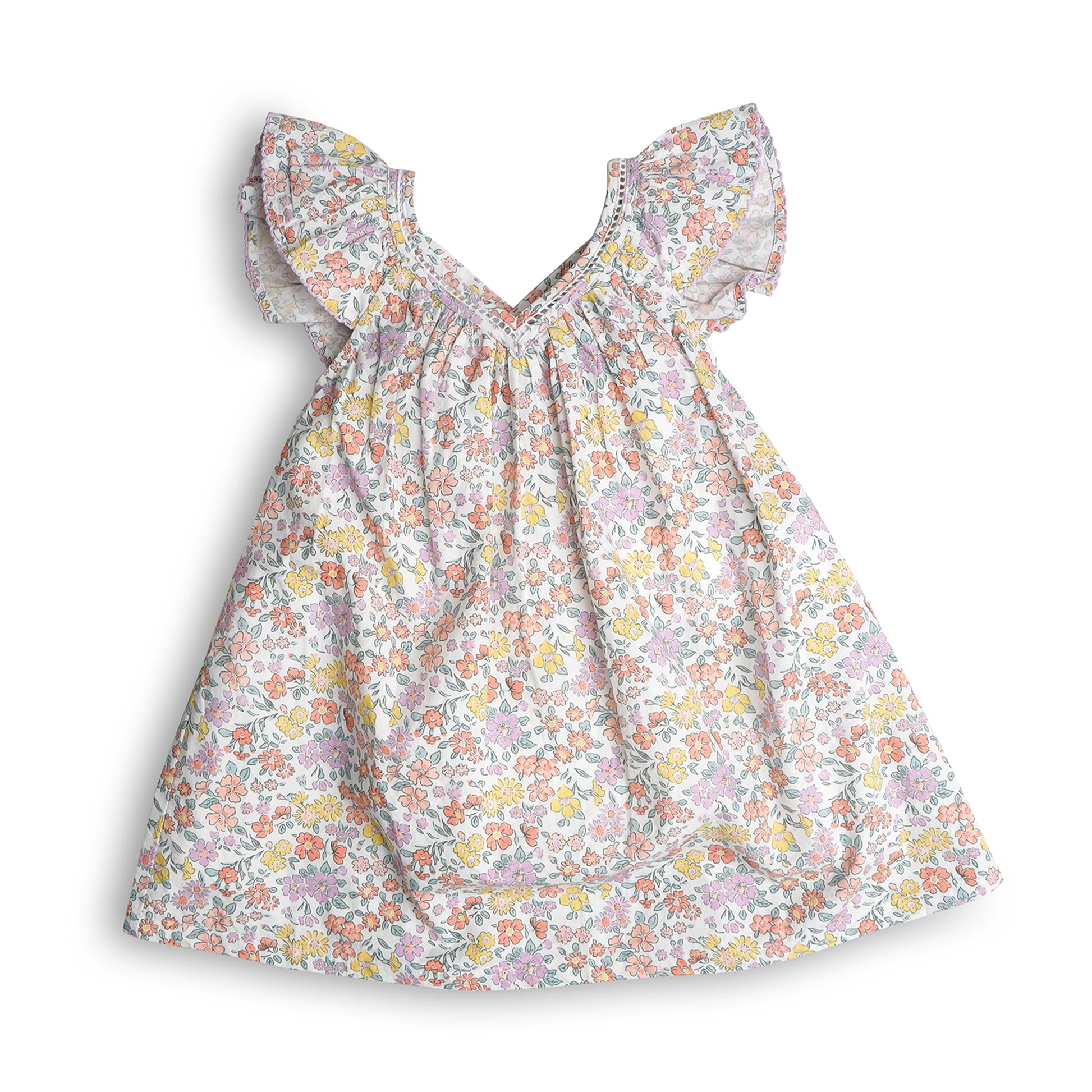 Sophie Dress – In Floral Blooming Print Front